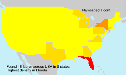 Surname Isolyn in USA Surname Isolyn in USA