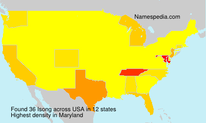 Surname Isong in USA Surname Isong in USA