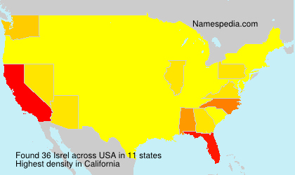 Surname Isrel in USA Surname Isrel in USA