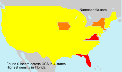 Surname Issem in USA Surname Issem in USA