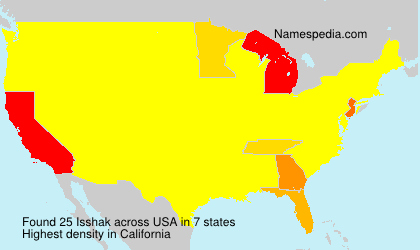 Surname Isshak in USA Surname Isshak in USA