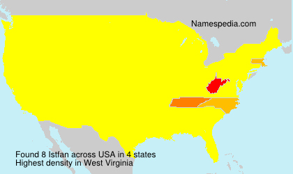 Surname Istfan in USA