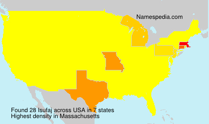 Surname Isufaj in USA Surname Isufaj in USA