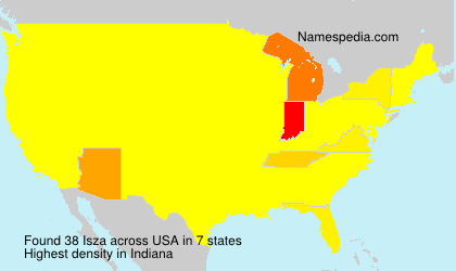 Surname Isza in USA Surname Isza in USA