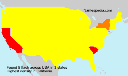 Surname Itach in USA