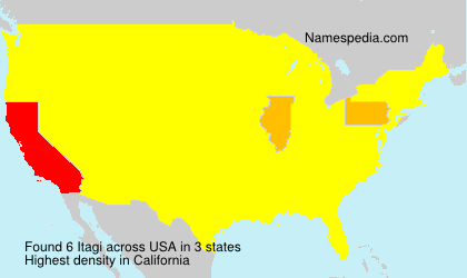 Surname Itagi in USA