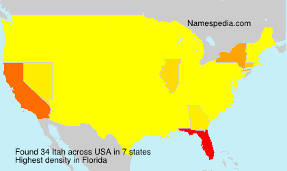 Surname Itah in USA Surname Itah in USA