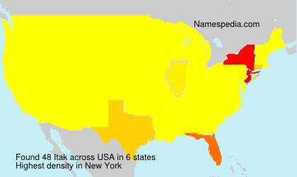 Surname Itak in USA Surname Itak in USA