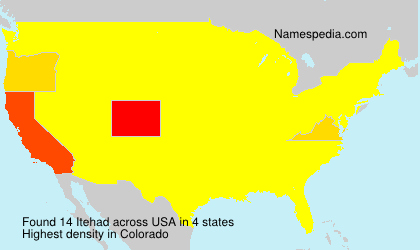 Surname Itehad in USA Surname Itehad in USA