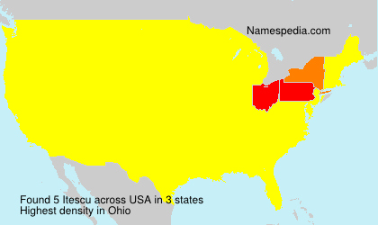 Surname Itescu in USA Surname Itescu in USA