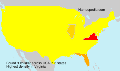 Surname Ithikkat in USA