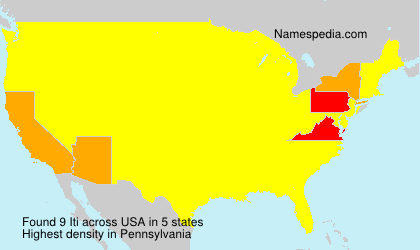 Surname Iti in USA Surname Iti in USA