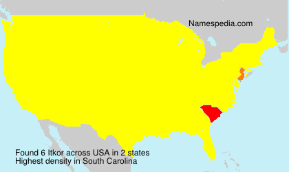 Surname Itkor in USA Surname Itkor in USA