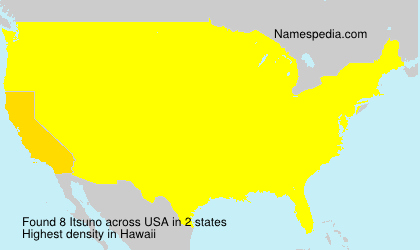Surname Itsuno in USA Surname Itsuno in USA