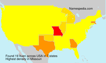 Surname Ituen in USA Surname Ituen in USA