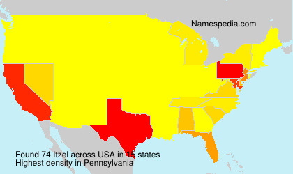 Surname Itzel in USA Surname Itzel in USA