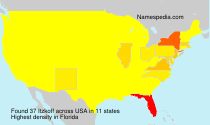 Surname Itzkoff in USA Surname Itzkoff in USA