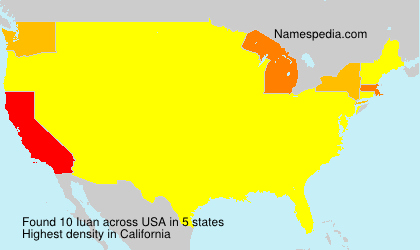 Surname Iuan in USA Surname Iuan in USA