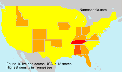 Surname Ivalene in USA Surname Ivalene in USA