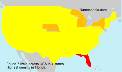 Surname Ivalo in USA Surname Ivalo in USA