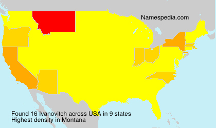 Surname Ivanovitch in USA Surname Ivanovitch in USA