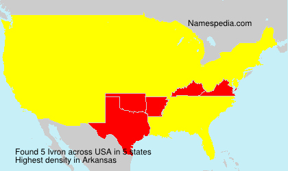 Surname Ivron in USA Surname Ivron in USA