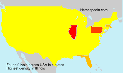 Surname Ivsin in USA Surname Ivsin in USA