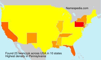 Surname Iwanczyk in USA Surname Iwanczyk in USA