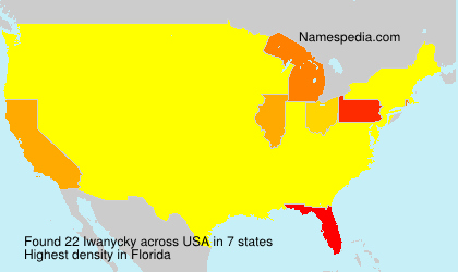 Surname Iwanycky in USA Surname Iwanycky in USA