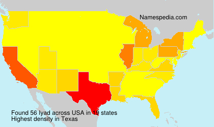 Surname Iyad in USA