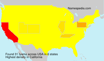 Surname Iyama in USA