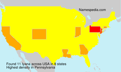 Surname Iyana in USA