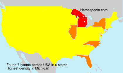 Surname Iyanna in USA