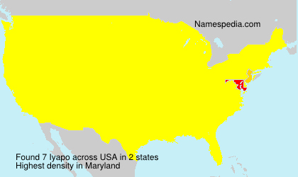 Surname Iyapo in USA