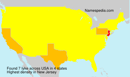 Surname Iyke in USA
