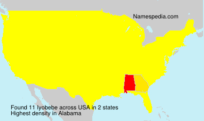 Surname Iyobebe in USA