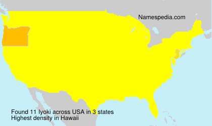 Surname Iyoki in USA Surname Iyoki in USA