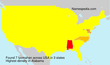 Surname Iyomahan in USA