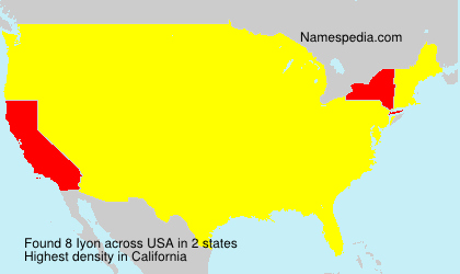 Surname Iyon in USA