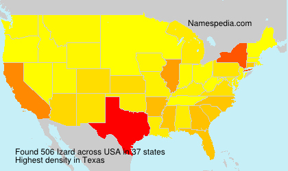 Surname Izard in USA Surname Izard in USA