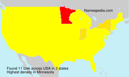 Surname Izek in USA Surname Izek in USA