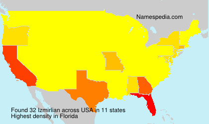 Surname Izmirlian in USA