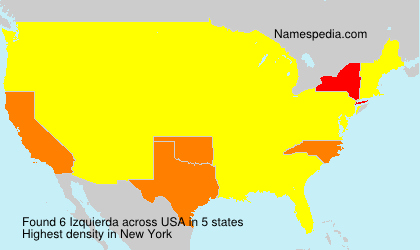 Surname Izquierda in USA Surname Izquierda in USA