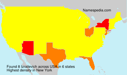 Surname Izrailevich in USA Surname Izrailevich in USA