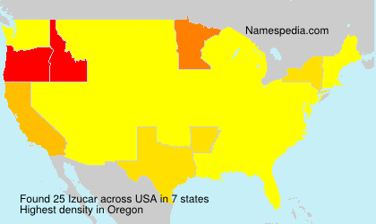 Surname Izucar in USA Surname Izucar in USA