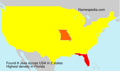 Surname Jaas in USA