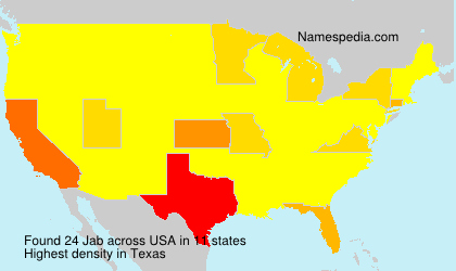 Surname Jab in USA Surname Jab in USA