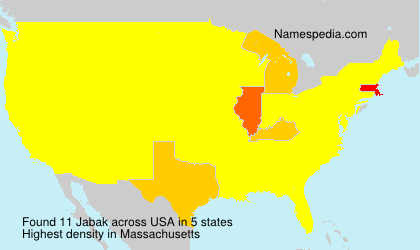 Surname Jabak in USA Surname Jabak in USA