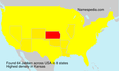 Surname Jabben in USA Surname Jabben in USA
