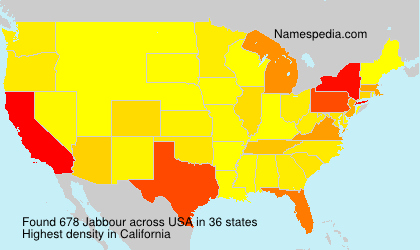 Surname Jabbour in USA Surname Jabbour in USA